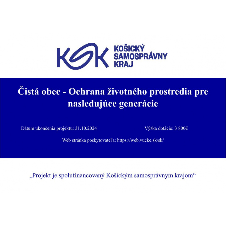 Čistá obec - Ochrana životného prostredia pre nasledujúce generácie